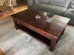 Gebruikte salontafel met lades - 140x79x50cm, Ophalen, Gebruikt, 100 tot 150 cm, 50 tot 75 cm
