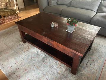 Gebruikte salontafel met lades - 140x79x50cm beschikbaar voor biedingen