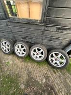 Lichtmetalen velgen 4x100 met winterbanden, Auto-onderdelen, 15 inch, Velg(en), Personenwagen, 195 mm