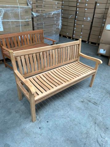 Nieuw Teak houten tuinbank 150cm nieuw in doos tuinbank