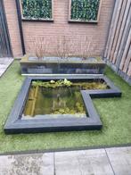 Bloembak van beton blokken 60x200cm, Ophalen, Minder dan 30 cm