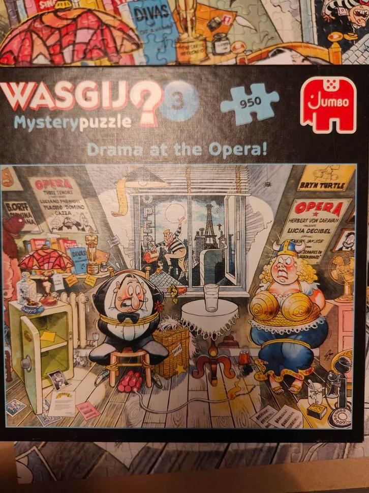 Wasgij Mystery 3 - Drama at the Opera! 500 stukjes, Hobby en Vrije tijd, Denksport en Puzzels, Ophalen of Verzenden