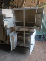 2 x vintage ijzeren kast franse keukenkasten, Huis en Inrichting, Ophalen, Gebruikt