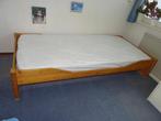 ROBUUST, STEVIG HOUTEN BED ,1-Persoons 80x200 cm, Ophalen, Gebruikt, 90 cm, Eenpersoons