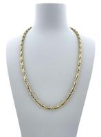 14 Karaat Gouden Schakelketting - 51 cm / 4.5 mm / 23.7 g, Sieraden, Tassen en Uiterlijk, Kettingen, Onbekend, Ophalen of Verzenden