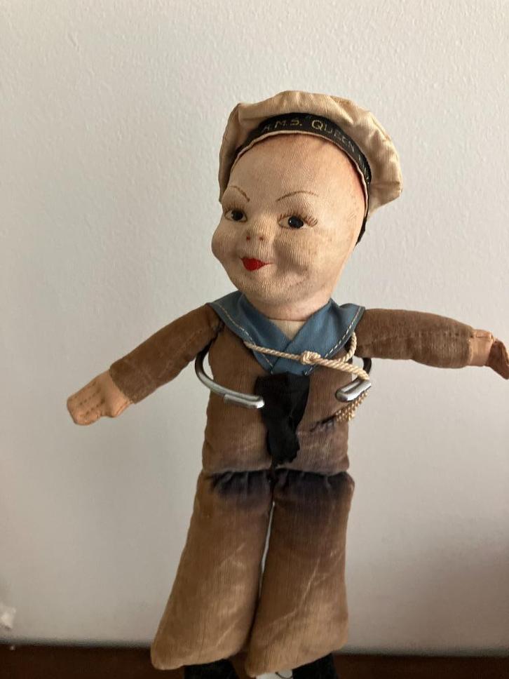 Norah Wellings pop van een matroos, antiek, Verzamelen, Poppen, Gebruikt, Pop, Ophalen of Verzenden