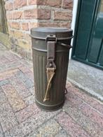 Duitse wo2 Gasmasker + bus 1942, Verzamelen, Ophalen of Verzenden, Landmacht, Duitsland, Overige typen