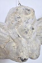 Engel papier-maché angel patina decoratief 96 cm, Antiek en Kunst, Ophalen of Verzenden