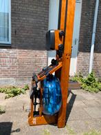 Houten roeimachine met water weerstand, Sport en Fitness, Fitnessapparatuur, Ophalen, Zo goed als nieuw