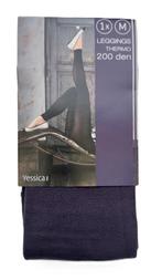 Te koop grijs paars thermo winter legging., Legging, Maat 40/42 (M), Ophalen of Verzenden, Zo goed als nieuw