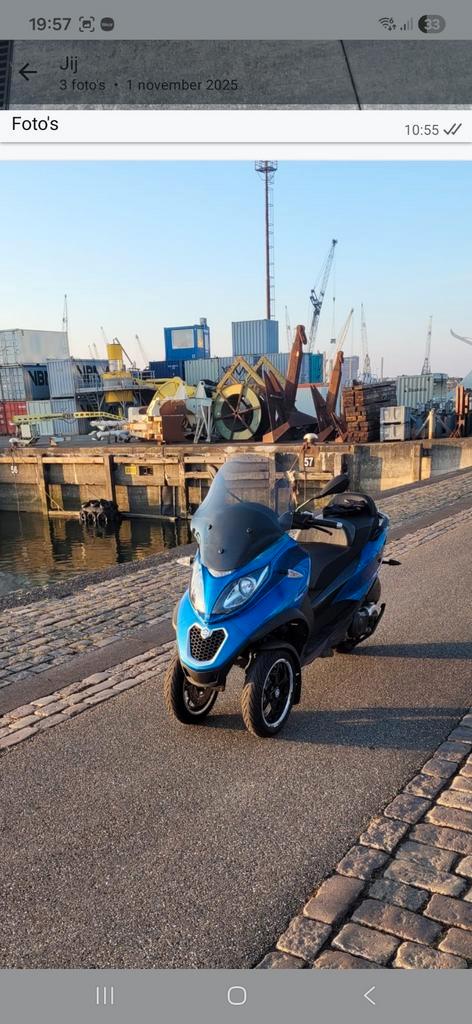 Piaggio 500cc Sport - Topstaat!, Fietsen en Brommers, Snorfietsen en Snorscooters, Ophalen