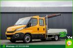 Iveco Daily 35C15 3.0 | Open Laadbak met kraan | Euro 6 | 15, Auto's, Bestelauto's, Gebruikt, Bedrijf, 2990 kg, Onderhoudsboekje