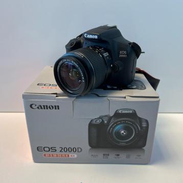 Canon EOS 2000D Zwart + kitlens | ZGAN! beschikbaar voor biedingen