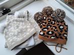 *** 2 Leuke Muts & Sjaal Sets - Nieuw & Gedragen, Kinderen en Baby's, Babykleding | Mutsen, Sjaals en Wanten, Ophalen of Verzenden