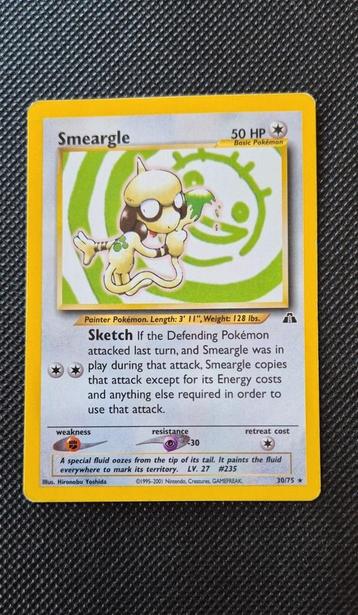 Smeargle Neo Discovery beschikbaar voor biedingen