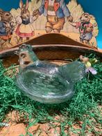 #pasen Glazen Paaskip Snoepcontainer, Diversen, Pasen, Gebruikt, T, Ophalen of Verzenden, N