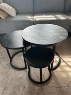 Salontafel set van 3 - Goossens - Zo goed als nieuw!, Huis en Inrichting, Tafels | Bijzettafels, Minder dan 45 cm, Minder dan 55 cm