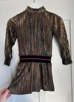 Goudkleurig jurkje van Quapi maat 110/116, Kinderen en Baby's, Kinderkleding | Maat 110, Meisje, Ophalen of Verzenden, Zo goed als nieuw