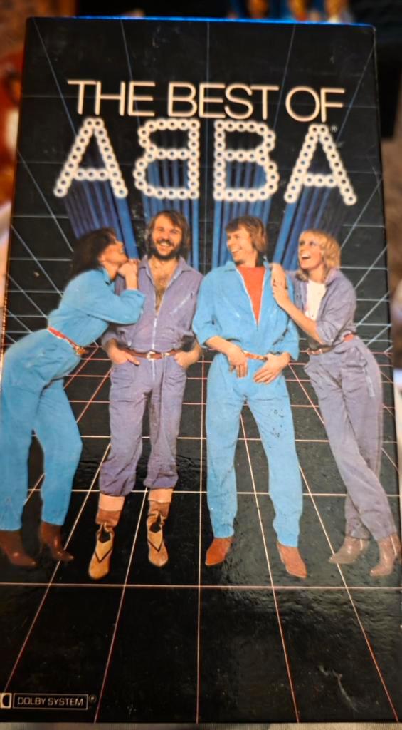 ABBA - The Best Of Cassettebandjes, Cd's en Dvd's, Cassettebandjes, Gebruikt, Voorbespeeld, Pop, 2 t/m 25 bandjes, Met bewaardoos, rek of koffer