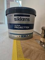 Sikkens alpha projecttex ral 9010 10 L 60 €, Doe-het-zelf en Verbouw, Verf, Beits en Lak, Ophalen, Zo goed als nieuw