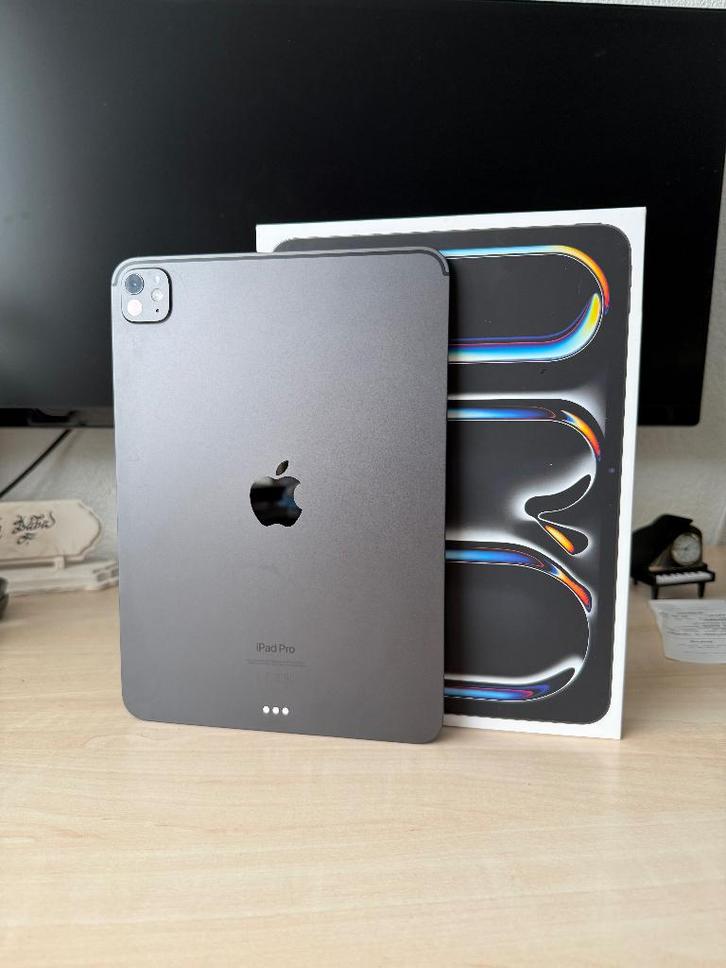 iPad Pro - M4 - 256GB + Apple Care +, Computers en Software, Apple iPads, Zo goed als nieuw, Apple iPad Pro, 11 inch, 256 GB, Zwart