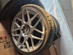 Jr18 5x100 5x114.3 japan racing 17 inch, Ophalen, Zo goed als nieuw