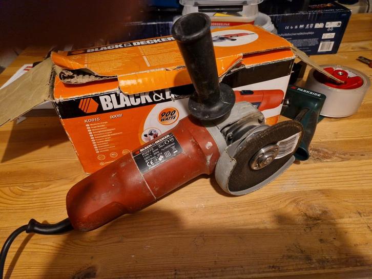 Black & Decker Haakse Slijper KG915 - 900W, Doe-het-zelf en Verbouw, Gereedschap | Slijpmachines, Gebruikt, Haakse handslijpmachine
