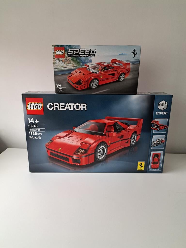 Lego Creator Ferrari F40 & Speed Champions, Kinderen en Baby's, Speelgoed | Duplo en Lego, Ophalen of Verzenden, Nieuw, Complete set