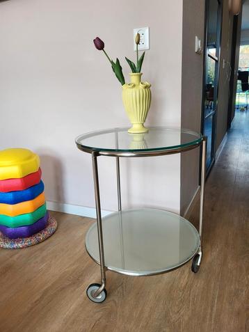 Vintage Ikea bijzettafel/trolley beschikbaar voor biedingen