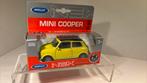 Mini cooper yellow welly 1.32