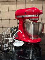 Rode kitchenaid artisan, 3 tot 4 liter, Ophalen of Verzenden, Zo goed als nieuw, 3 snelheden of meer