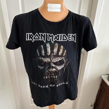 Prachtig Irin Maiden zwart shirt Book of Souls maat L AKTIE beschikbaar voor biedingen