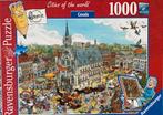 Fleroux cities if the world Gouda Ravensburger compleet, Ophalen of Verzenden, Zo goed als nieuw