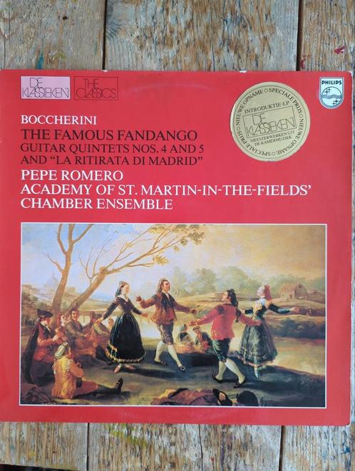 Boccherini The Famous Fandango / Guitar Quintets, Cd's en Dvd's, Vinyl | Klassiek, Ophalen of Verzenden