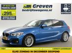 BMW 1-serie 118i Edition M Sport 136PK Automaat Clima Cruise, Auto's, BMW, 65 €/maand, Gebruikt, Blauw, Bedrijf