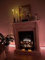 Elektrische Sfeerhaard met Schouw, Ophalen, Zo goed als nieuw, Vrijstaande haard, Elektrische haard
