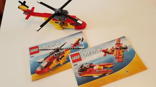 5866 Creator 3-in-1 Reddingshelicoptor +vliegtuig+boot LEGO, Kinderen en Baby's, Speelgoed | Duplo en Lego, Zo goed als nieuw