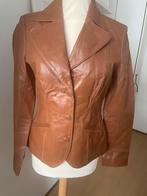 Lederen jasje Vero Moda cognac kleur maat M supermodel ZGAN, Jasje, Maat 38/40 (M), Ophalen of Verzenden, Bruin