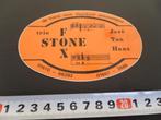 sticker Steenbergen Oud Vossemeer Trio FOX STONE  muziek, Ophalen, Zo goed als nieuw