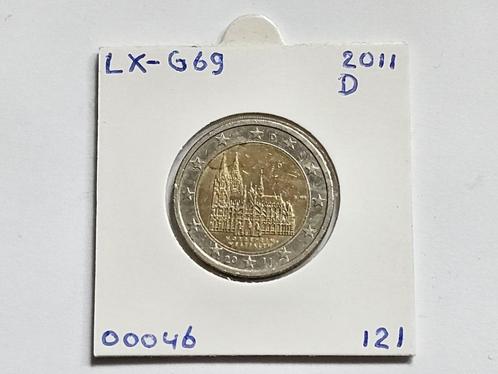 2-euromunt Duitsland (D) D 2011 Herdenking LX-G69, Postzegels en Munten, Munten | Europa | Euromunten, Losse munt, 2 euro, Duitsland