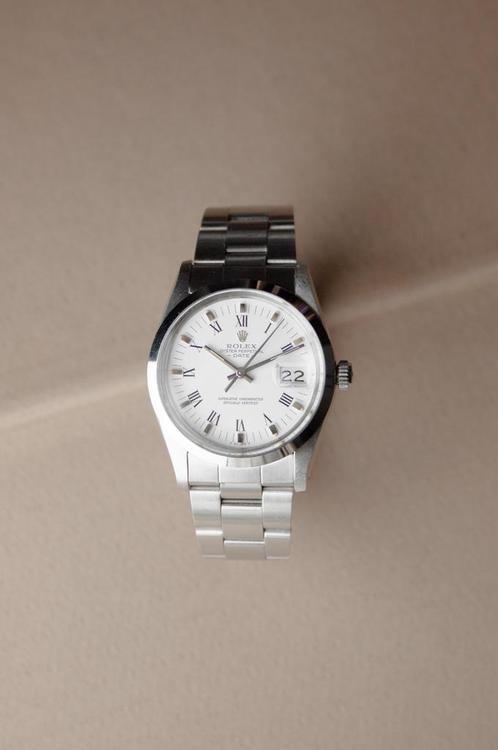 Rolex Oyster Perpetual Date 34mm / Full set / 1985, Sieraden, Tassen en Uiterlijk, Horloges | Heren, Zo goed als nieuw, Polshorloge