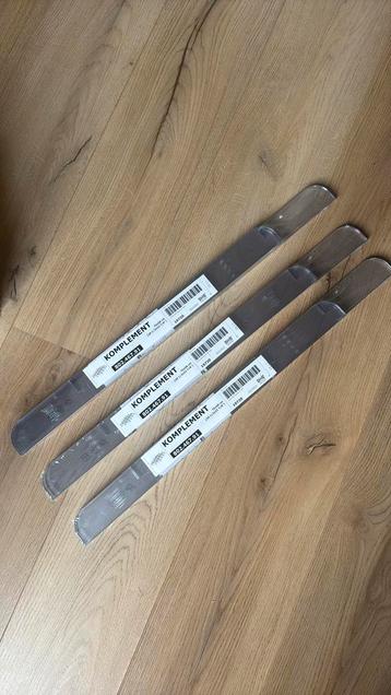 3 stuks IKEA Pax Komplement Lade verdeler 75x58 cm kunststof