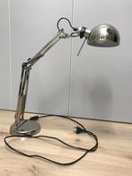 Ikea Bureaulamp, Verchroomd en verstelbaar, Gebruikt, Metaal, 50 tot 75 cm