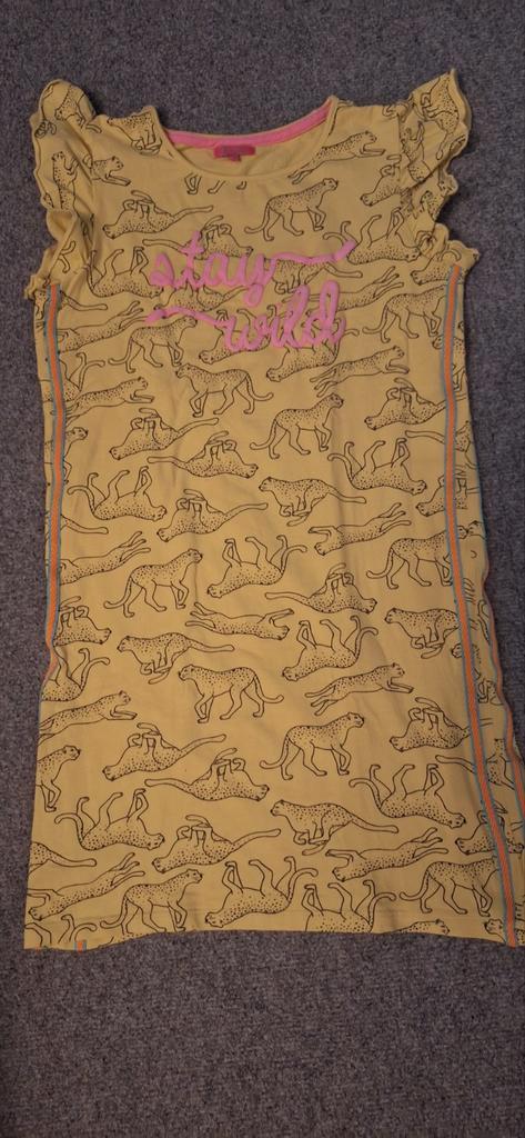 Persival zomerjurkje 164-170 geel panters GRATIS VERZENDING, Kinderen en Baby's, Kinderkleding | Maat 158, Zo goed als nieuw, Meisje