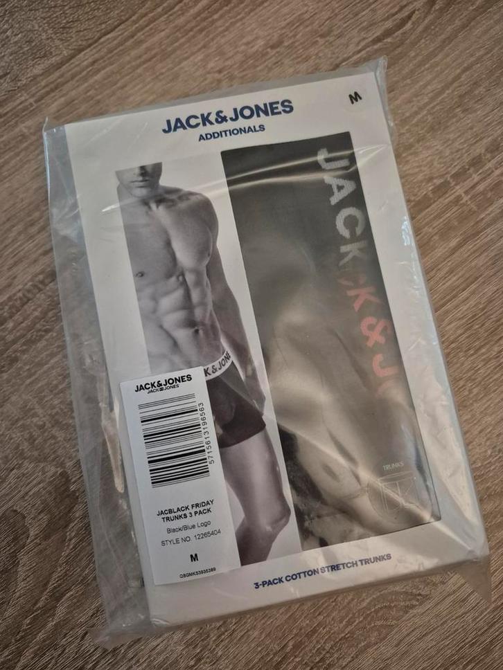 Jack & Jones additionals trunks x3 maat M, Kleding | Heren, Ondergoed, Boxer, Blauw, Ophalen of Verzenden