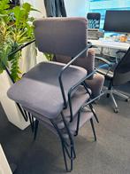 8 Stoelen gratis op te halen, Huis en Inrichting, Gebruikt, Ophalen of Verzenden, Metaal, Grijs