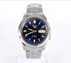 Seiko 5 Automatic SNKK11J1 – Japan Made – blauw wijzerplaat, Ophalen of Verzenden, Zo goed als nieuw, Seiko