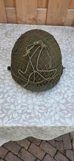 Legerhelm met binnenhelm en net, Ophalen of Verzenden, Overige soorten, Amerika, Helm of Baret