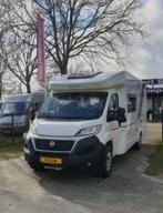 Luxe compacte Sun living met groot frans bed., Caravans en Kamperen, Startonderbreker, Ringverwarming, Fiat, Treinzit