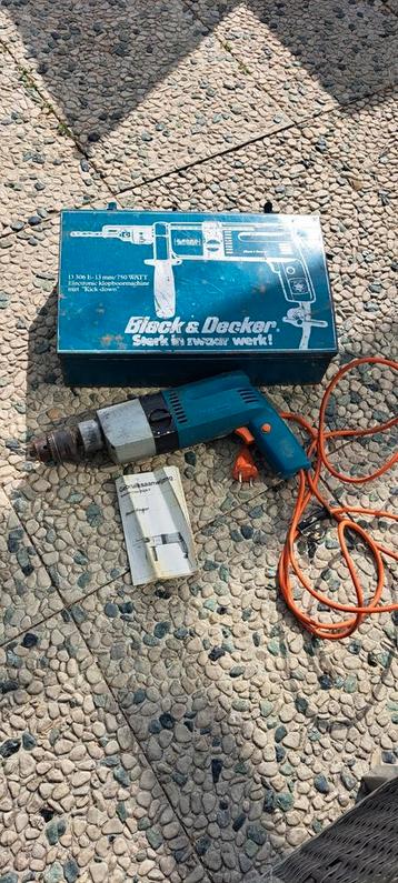 Boormachine Black & Decker D 306 E beschikbaar voor biedingen